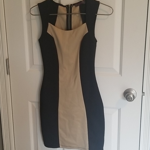 black and tan bodycon dress Body Central | Dresses | Black And Tan Bodycon Dress